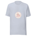 Bake Badge tee FRESH BATCH — cute baking robot graphic tee mockup