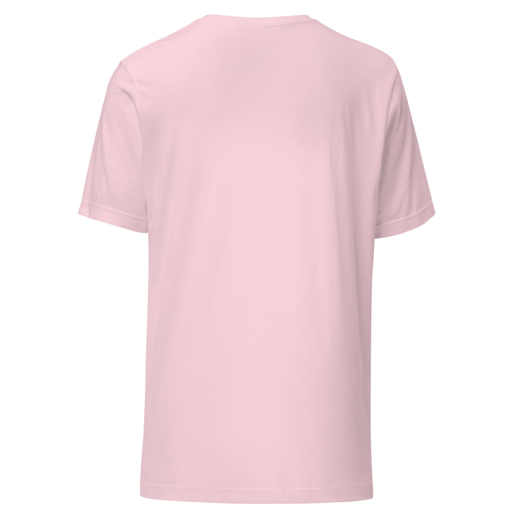 Bake Badge tee FRESH BATCH — cute baking robot graphic tee mockup